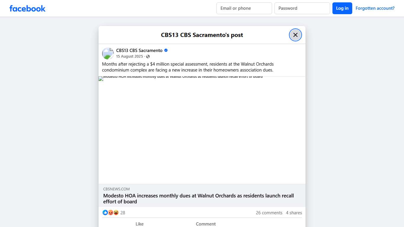 Months after rejecting a $4 million... - CBS13 CBS Sacramento Facebook